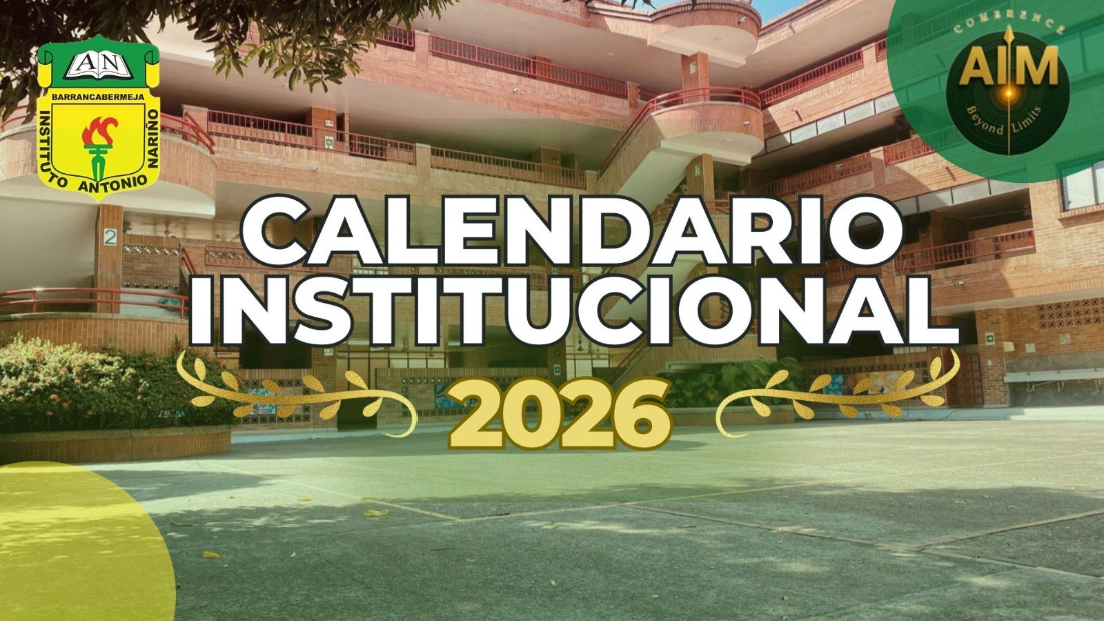 Calendario Institucional 2026